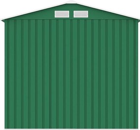 Záhradný domček plocha 213 x 127 cm (zelený)