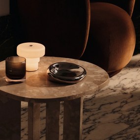 Ferm Living Keramická miska Bellure Silver