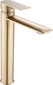 Rea Veneta, vysoká umývadlová batéria h-295, zlatá matná, REA-B3009