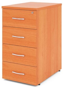 Kontajner Impress 4-zásuvkový - k stolu Impress (76 cm), hruška
