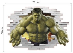 Samolepka na zeď HULK | Marvel 50x70 cm