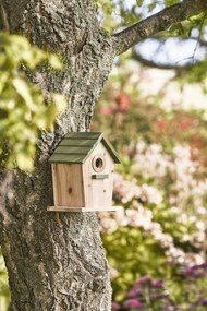 Ib Laursen Drevená vtáčia búdka Green Roof