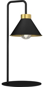 Stolná lampa DEMET 1xE27/15W/230V čierna/zlatá