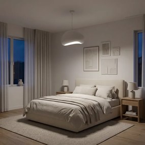 Brilagi - Závesné svietidlo na lanku WABI SABI 1xE27/40W/230V priemer 42 cm biela