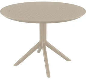 SKY Ø105 záhradný stôl olive green