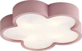 Detské stropné svietidlo ružové a biele - Lucille