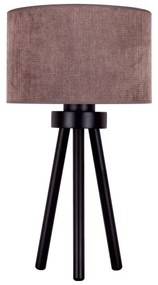 Duolla - Stolná lampa LYON 1xE27/15W/230V pr. 30 cm hnedá