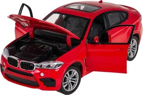 Model auta BMW X6M RASTAR 1:24 červený