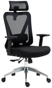 Otočné kreslo Ergobit Lux čierna