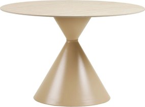 Okrúhly jedálenský stôl s keramickou doskou ø 120 cm Annecy – House Nordic