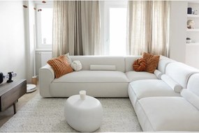 Krémovobiela rohová pohovka (ľavý roh/do tvaru "U") Flex Felix – Miuform