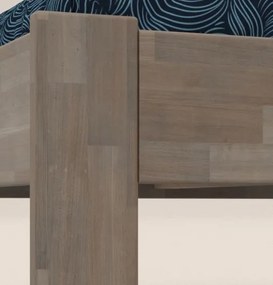 Posteľ Tema Futon 180x200 cm, šedý buk