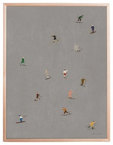 Fine Little Day Plagát Skiers by Elisabeth Dunker 40 x 50 cm