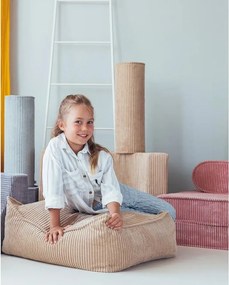 Menčestrový detský pohovkový vankúš v mentolovej farbe Roll – Wigiwama