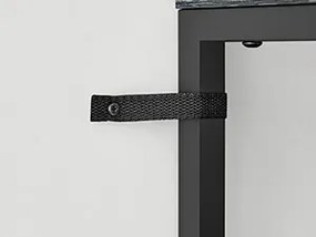 Kuchyňský regál Vasagle Vogues 60 cm černý