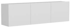 TV stolík White 150 cm biely