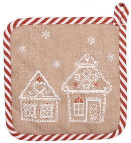 Chňapka s perníkovými chalúpkami Gingerbread Bliss - 20*20 cm