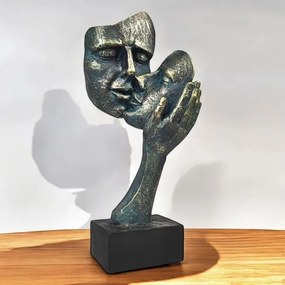 Stolná dekorácia 35x22x13 cm živica/patina
