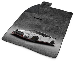 Sablio Plážová deka Nissan GTR 35 Sivý: 200x140 cm