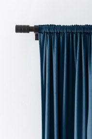 Zatemňovacia záclona DREAM VELVET 140x250 cm, petrolejová Zavesenie: Riasiaca páska