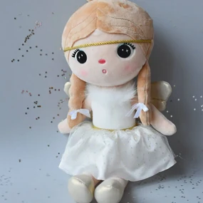 Bábika Biely anjelik, 48cm