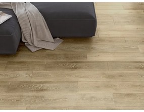 Mexen Alabama, vinylová podlaha 1240x182 mm SPC 6,5 mm, IXPE 1,5 mm, 4-stranná V-drážka, dub, F1019-1240-182-505-4V1-01