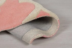 Flair Rugs koberce Ručne všívaný behúň Illusion Rosella Pink/Blue - 60x230 cm