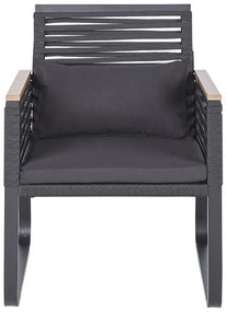 Záhradný set Carisa (čierna). Vlastná spoľahlivá doprava až k Vám domov. 1035691