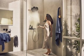 Hansgrohe Rainfinity, hlavová sprcha 360 1jet s pripojením na stenu, matná čierna, HAN-26230670