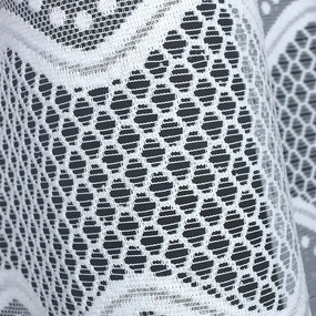 Záclona žakárová 361580 250 biela Tovar na mieru