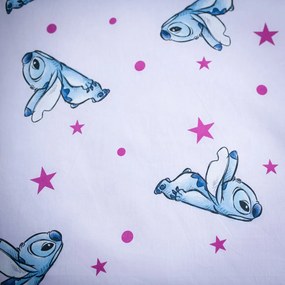 Halantex Bavlnené obliečky 140x200 + 70x90 cm - Lilo a Stitch "Pink Stars"