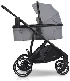 Súrodenecký kočík EasyGo Duoflex Cloudy Gray