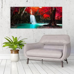 Obraz - Vodopád (120x50 cm)