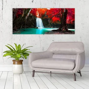 Obraz - Vodopád (120x50 cm)