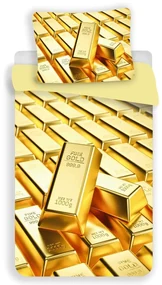 3D obliečky z mikrovlákna GOLD, žlté Rozmer obliečky: 70 x 90 cm | 140 x 200 cm