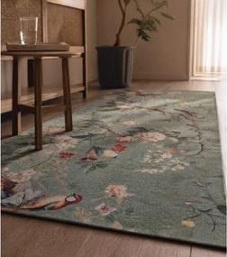 Svetlozelený prateľný behúň 52x200 cm Ricci Monet – Universal