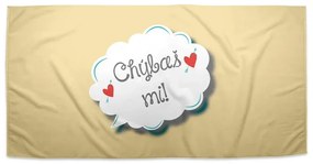 Sablio Uterák Chýbaš mi - 70x140 cm