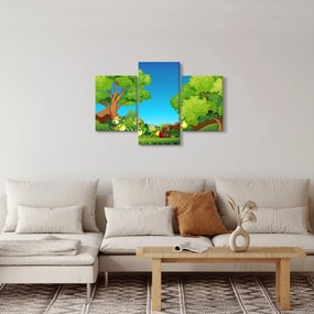 Obraz - Veselí žabiaci (90x60 cm)
