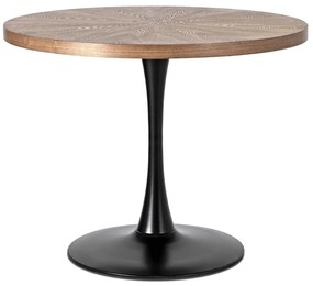 PROXIMA.store - Okrúhly stôl LINO FARBA: tmavohnedá
