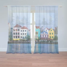 Sablio Záclony Domčeky pri mori: 2ks 150x250cm