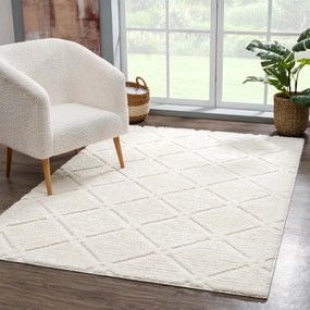 Dekorstudio Moderný koberec FOCUS 2997 krémový Rozmer koberca: 80x150cm