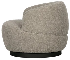 Svetlosivé otočné kreslo Wolly – WOOOD