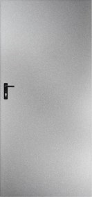 Plechové dvere 90, pravé, pozinkované