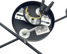 Brilagi - Prisadený luster MALIVA 4xE14/15W/230V čierna/číra