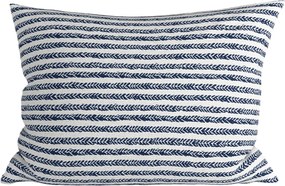 Polybavlnená obliečka na vankúš NAVYSTA POLY 70x90 cm, modro-biela