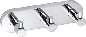 Bemeta Design OMEGA: Vešiak, s 3 háčikmi - 104405232