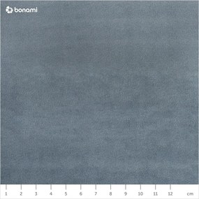 Svetlomodrá čalúnená dvojlôžková posteľ s úložným priestorom s roštom 180x200 cm Kelp – Micadoni Home