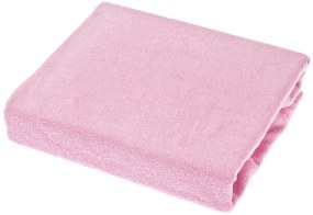 Sensillo Plachta do postieľky Froté Jednofarebná Farba: Ružová, Veľkosť: 120 x 60 cm