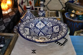Orientálne ručne maľované umývadlo FES 05