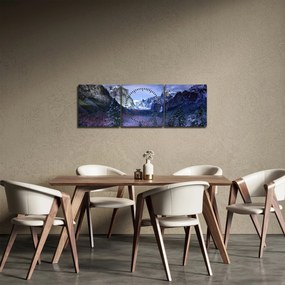 Obraz - Yosemite, USA (s hodinami) (90x30 cm)